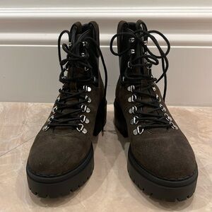 Marc Fisher Boots-Olive